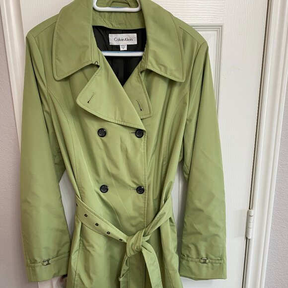 Calvin Klein Ladies Short Trench Coat - Picture 1 of 3